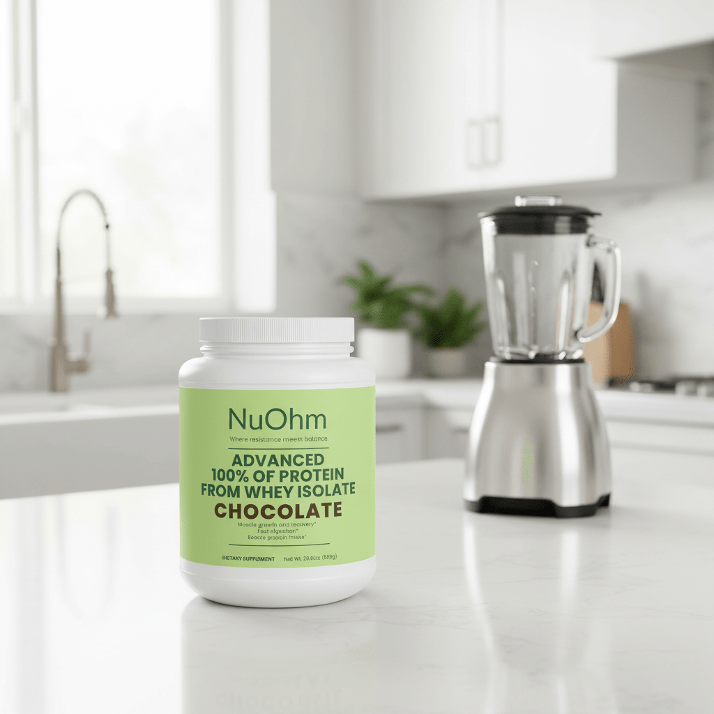 Advanced 100% Whey Protein Isolate, Chocolate - NuOhm