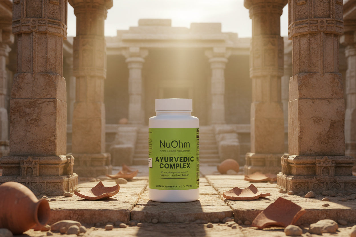 Ayurvedic Complex with Shilajit, Ashwagandha and Turmeric - NuOhm