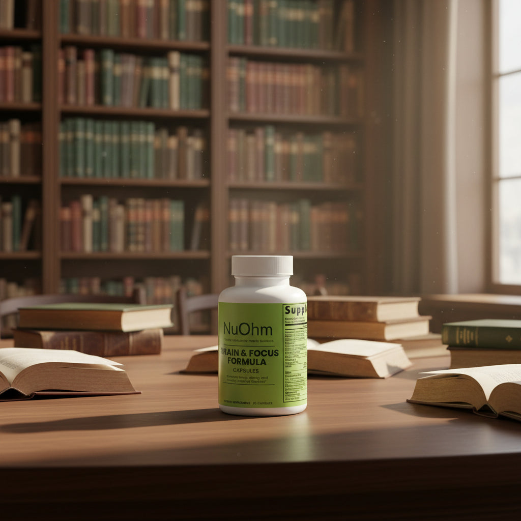 Brain Focus Formula - Mental Clarity Support - NuOhm