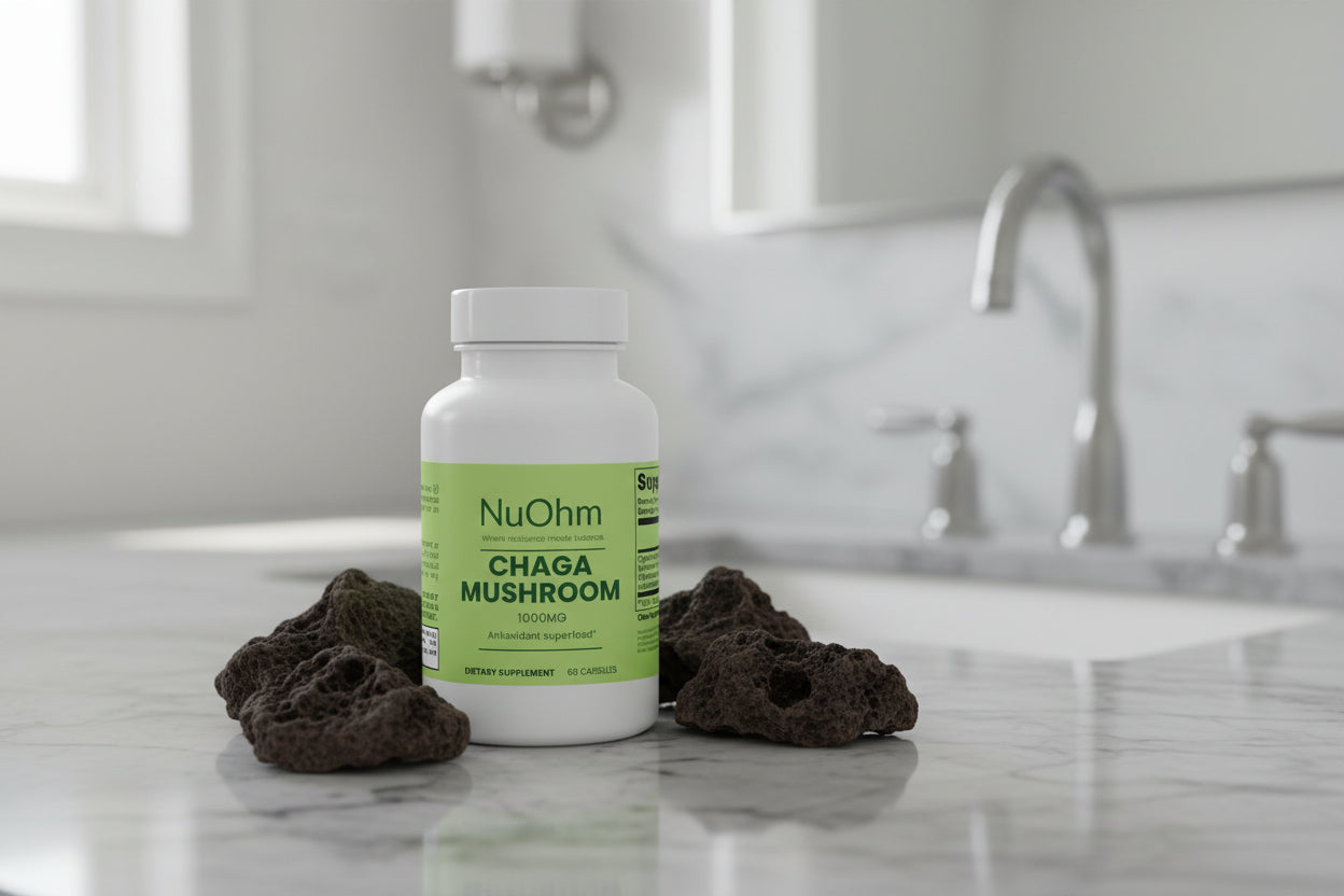 Chaga Bioactive Capsules - Wellness Support and Antioxidant - NuOhm