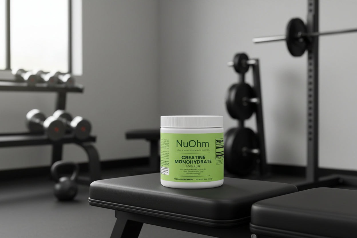 Premium Creatine Monohydrate - Athletic Performance Support - NuOhm