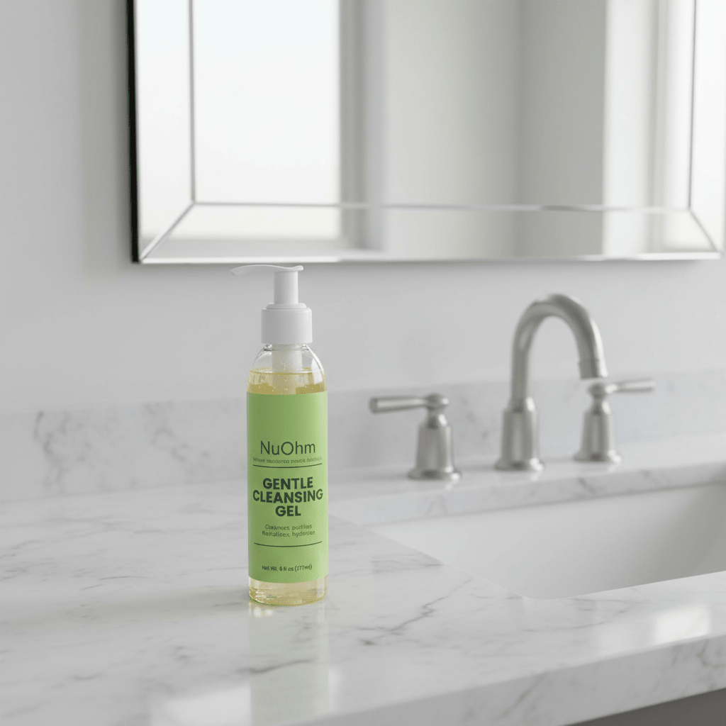 Gentle Gel Cleanser - Makeup Remover with Witch Hazel - NuOhm