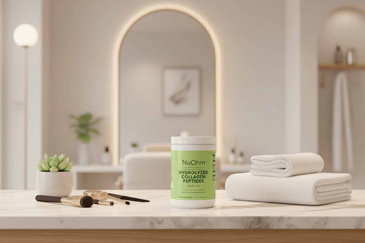Grass-Fed Collagen Peptides - Skin, Hair and Nails Support - NuOhm
