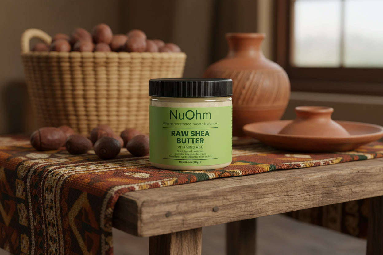 Raw Shea Butter - Skin and Hair Multi-Tasking Moisturizer - NuOhm