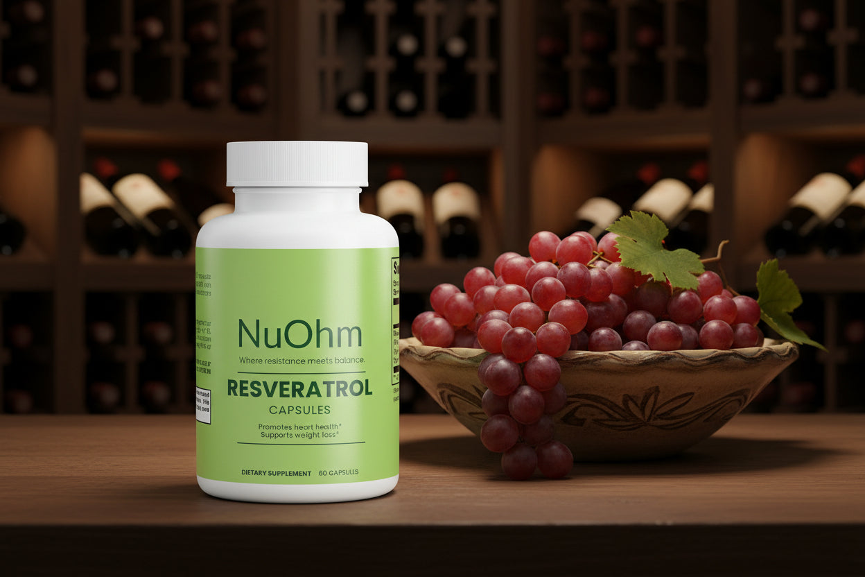 Resveratrol - Potent Antioxidant for Cardiovascular Health and Longevity - NuOhm
