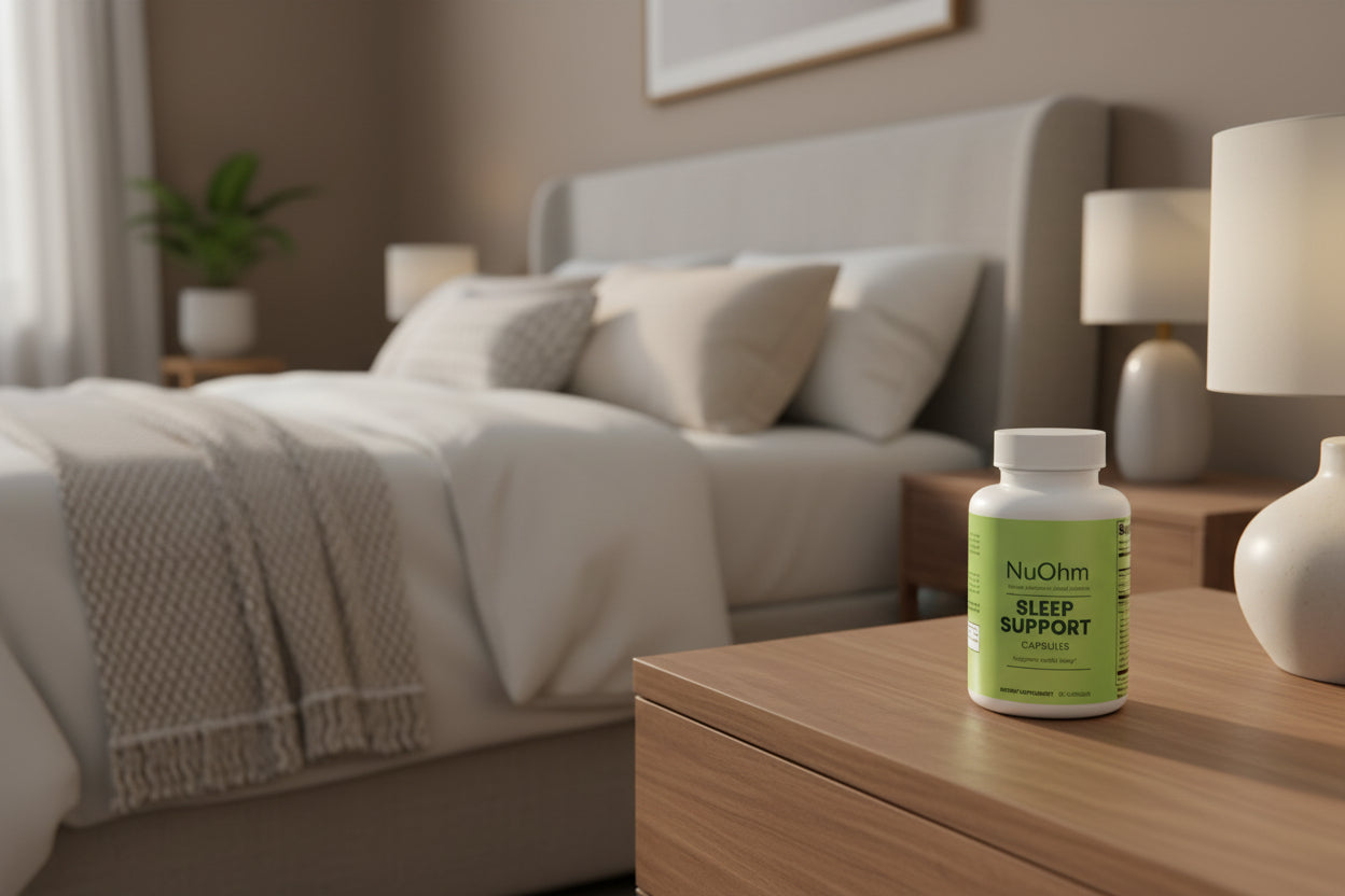 Deep Sleep Support Formula - Melatonin and L-Theanine - NuOhm